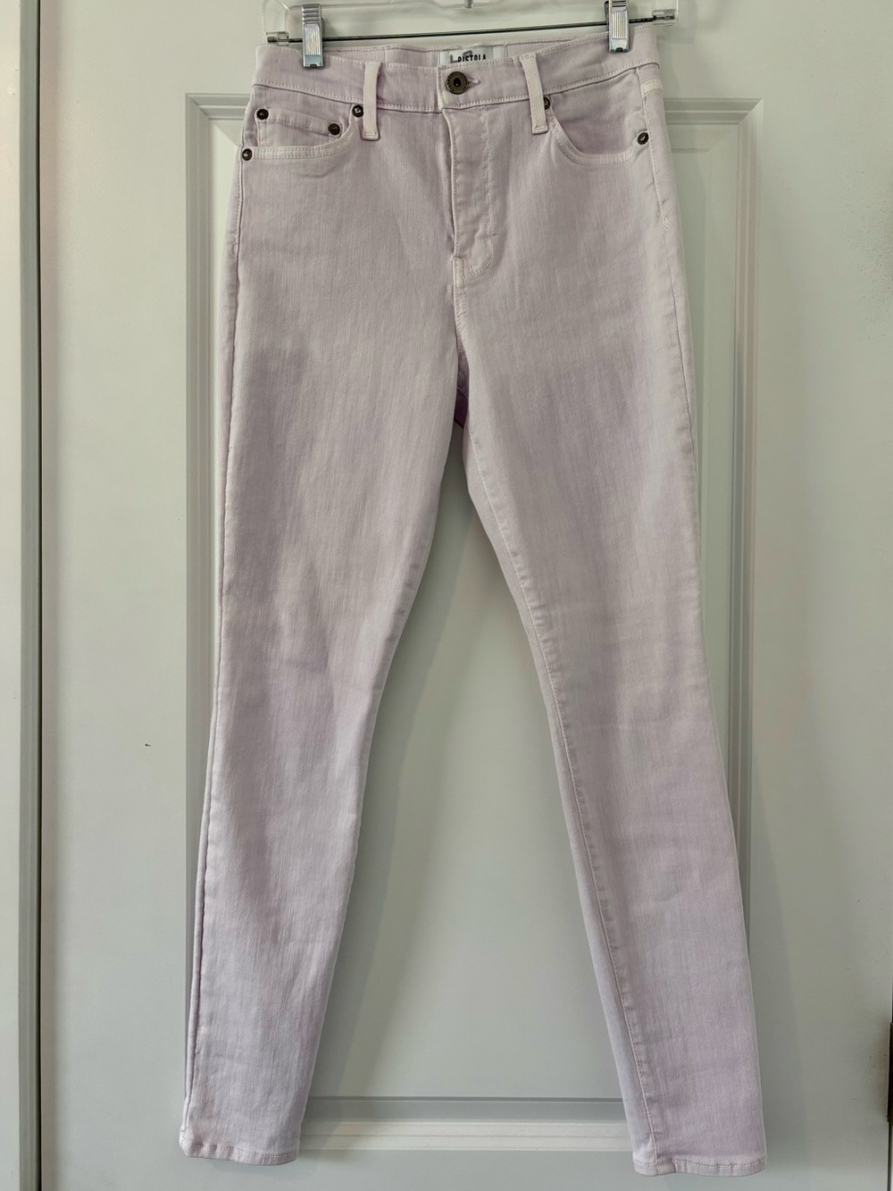 Pistola Aline High Rise Skinny Ankle Ice Breaker Light Lavender Denim Jeans